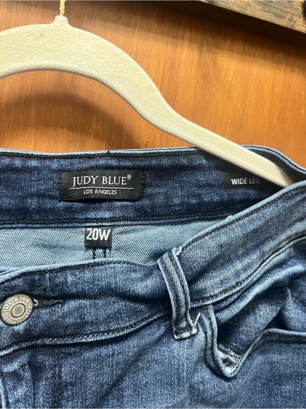 Judy Blue Wide-Leg High-Rise wide leg  Jeans - Indigo - Picture 6 of 8